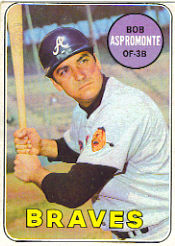 1969 Topps Baseball Cards      542     Bob Aspromonte